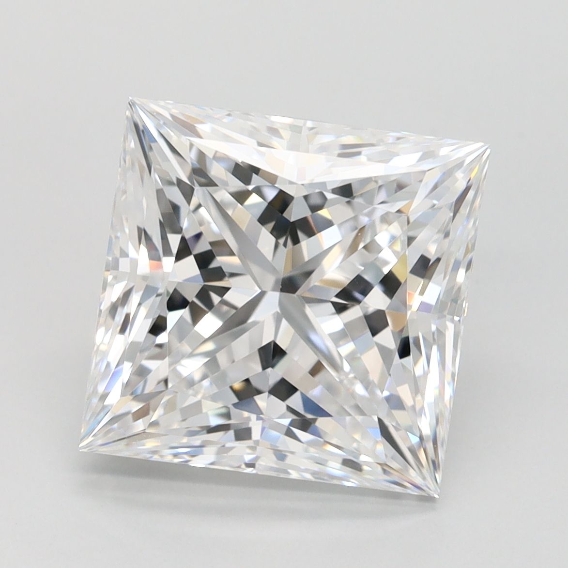 4.10 ct. princess Lab Grown Diamond front image