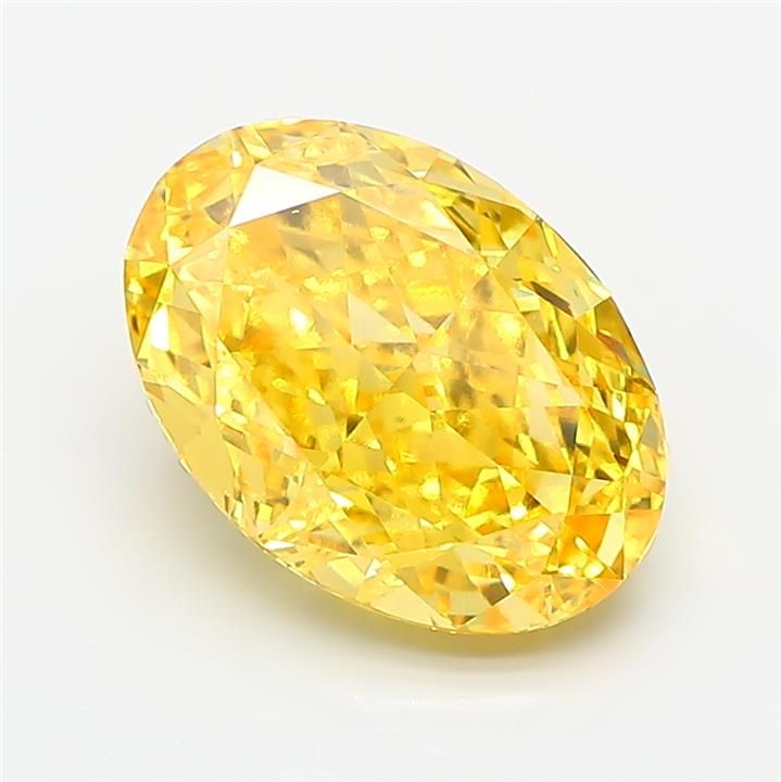 4.05 ct. oval Lab Grown Diamond front image