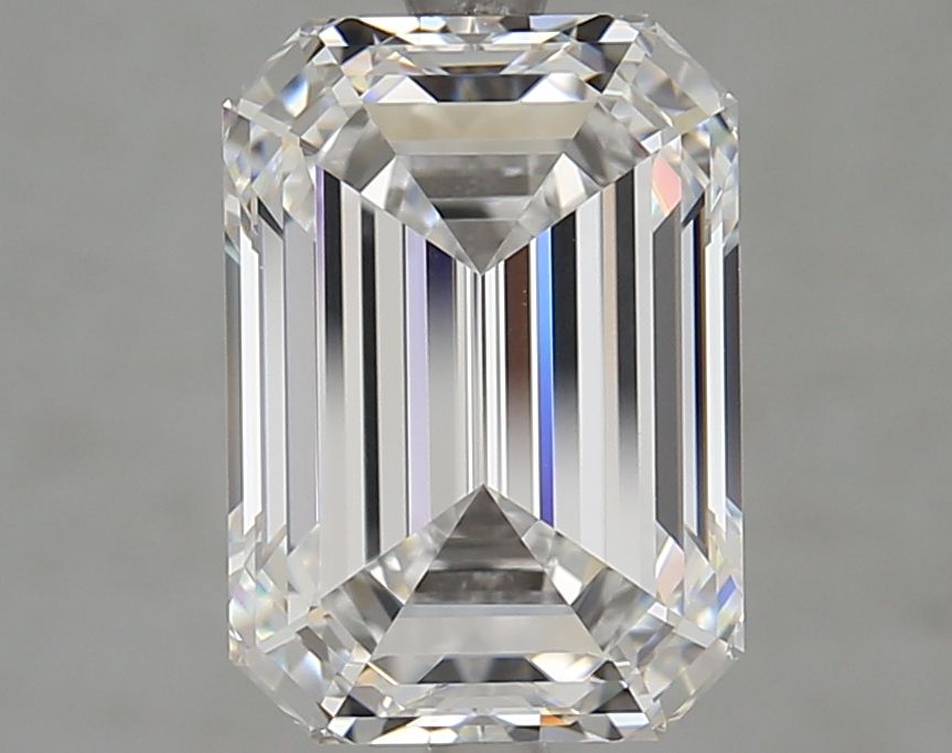 Diamant Émeraude 4.14 ct - Couleur D - Pureté VVS1