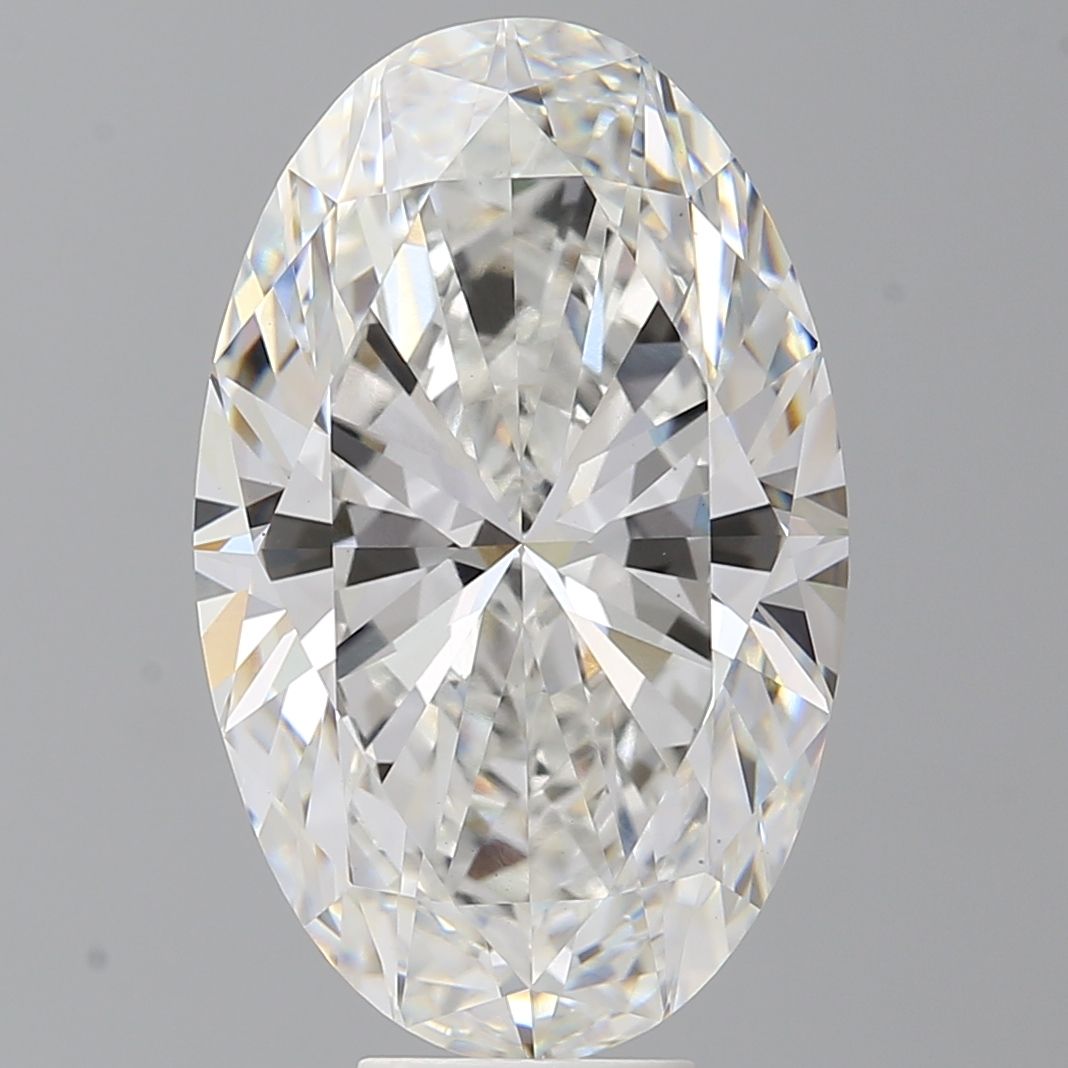 9.59 ct. oval Lab Grown Diamond front image