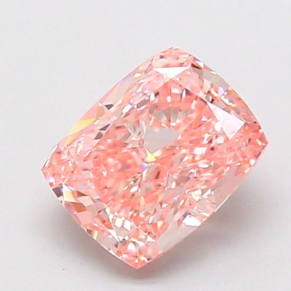 1.15 CT Fancy Vivid Pink CUSHION MODIFIED
