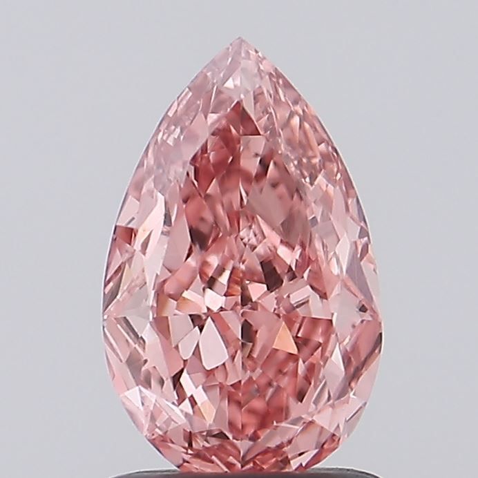 1.05 CT Fancy Intense Brown Pink PEAR
