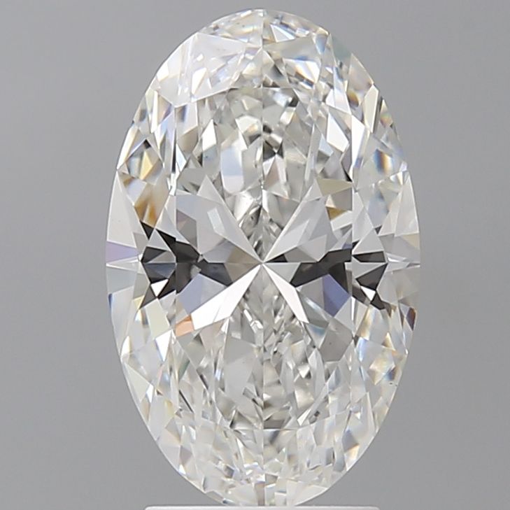 3.02 ct. oval Lab Grown Diamond front image