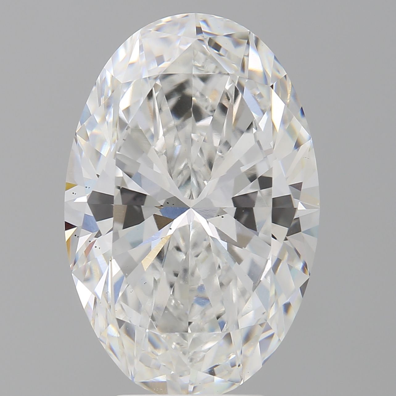 6.01 ct. oval Lab Grown Diamond front image