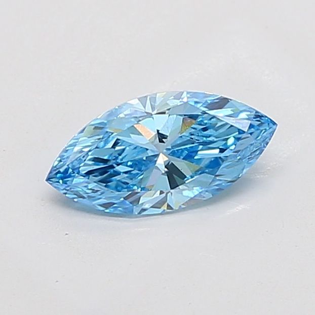 1.17 CT Fancy Vivid Blue MARQUISE
