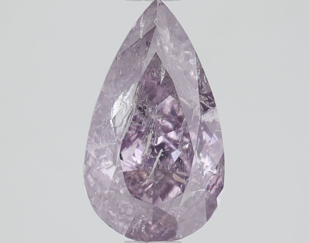 Diament 1.0 ct Fancy Grayish Pink Purple/I3