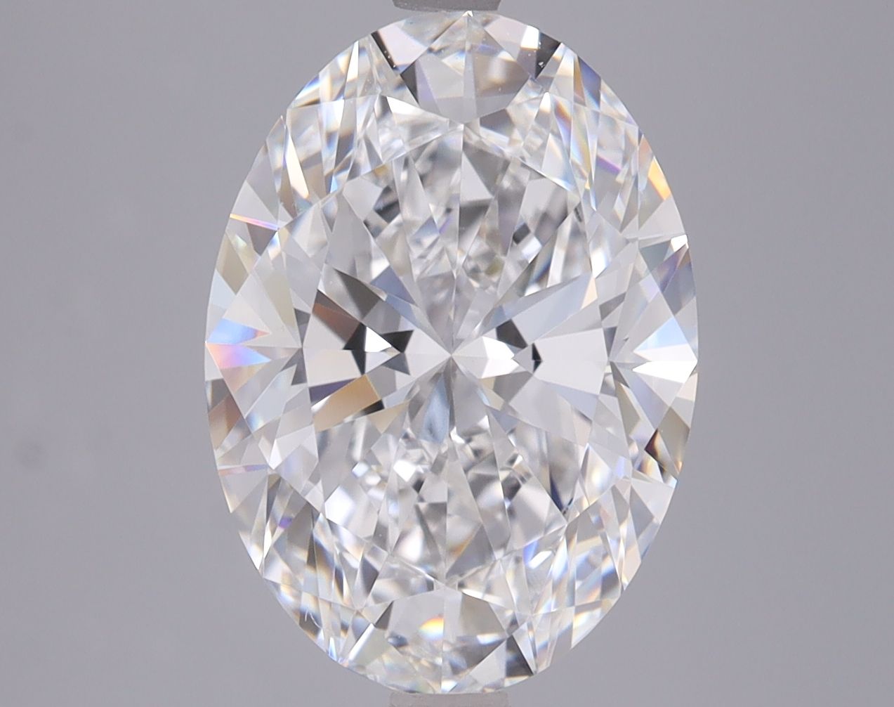 5.05 ct. oval Lab Grown Diamond front image