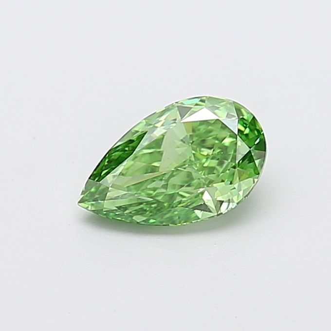 1.05 CT Fancy Vivid Green PEAR