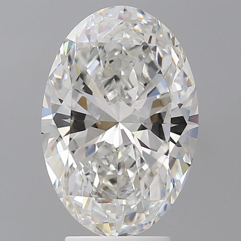 4.10 ct. oval Lab Grown Diamond front image