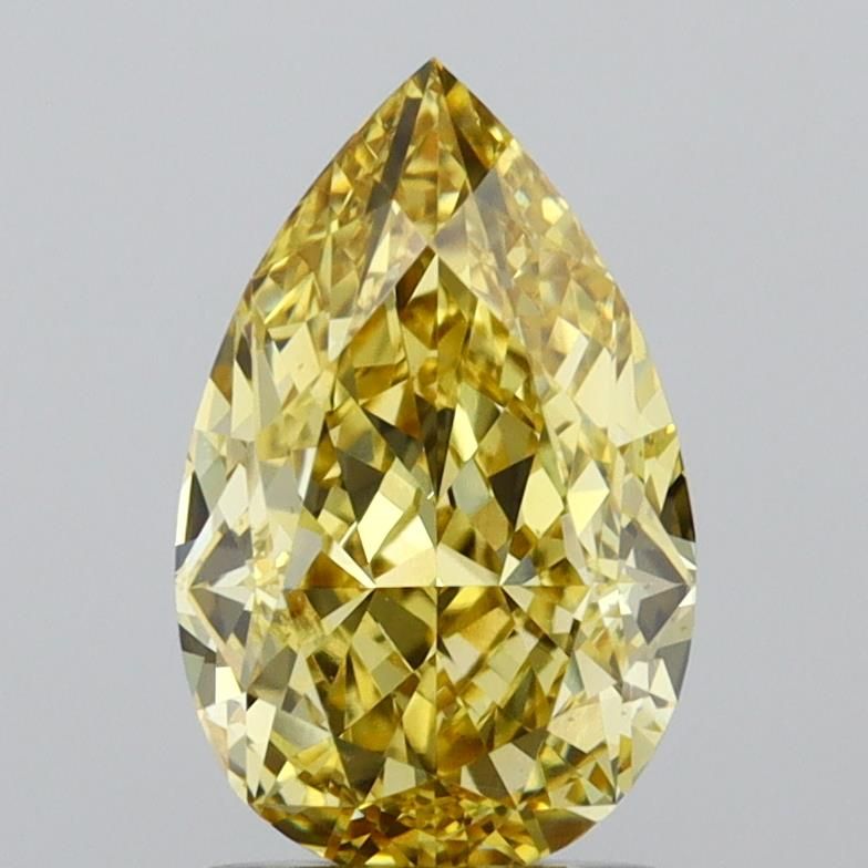 1.54 CT Fancy Intense Yellow PEAR
