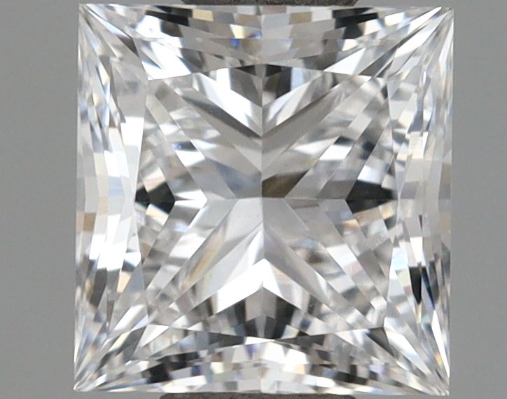 1 ct lab-grown Princess Diamond