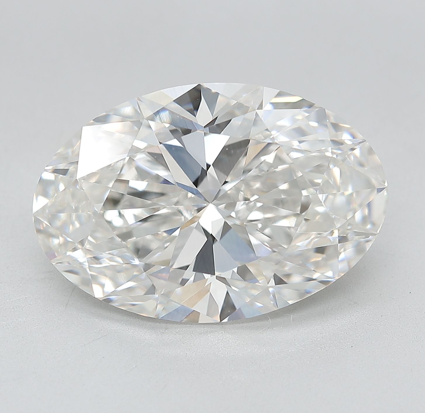 7.55 ct. oval Lab Grown Diamond front image