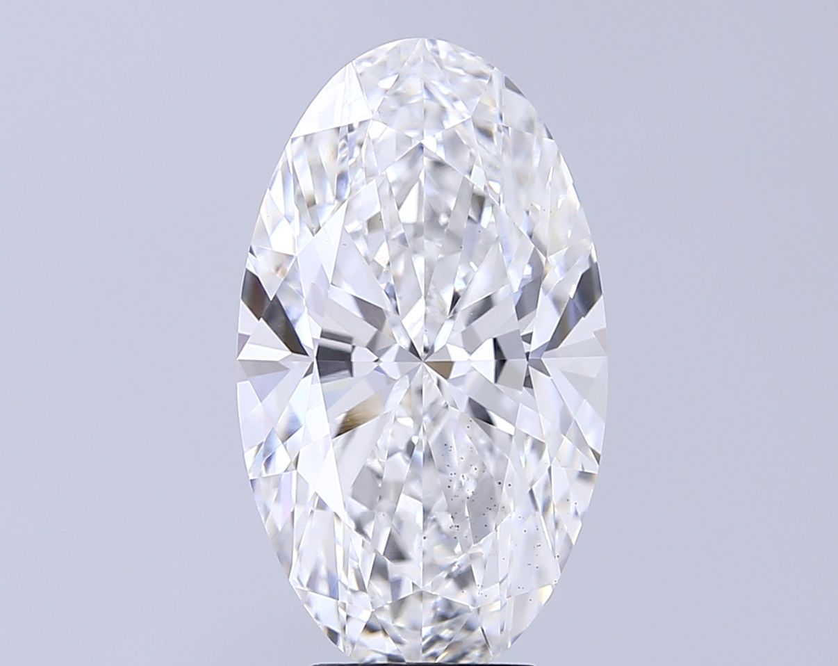 6.09 ct. oval Lab Grown Diamond front image