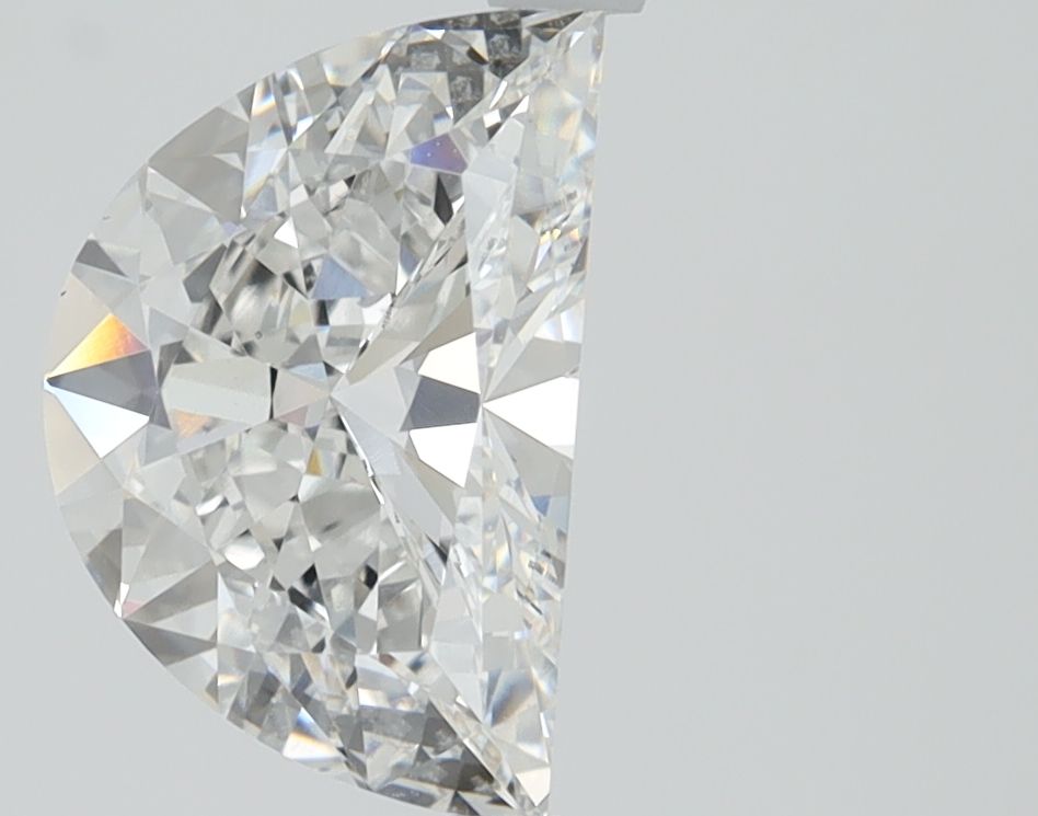 2 ct lab-grown Half moon Diamond