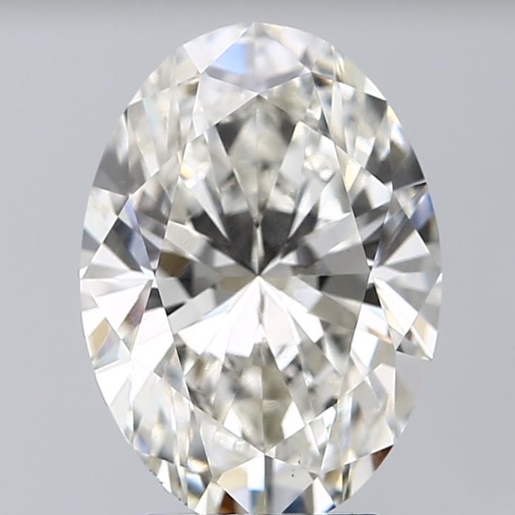 4.08 ct. oval Lab Grown Diamond front image