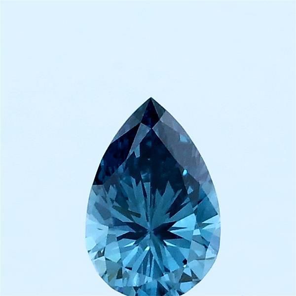 0.33 CT Fancy Deep Blue PEAR