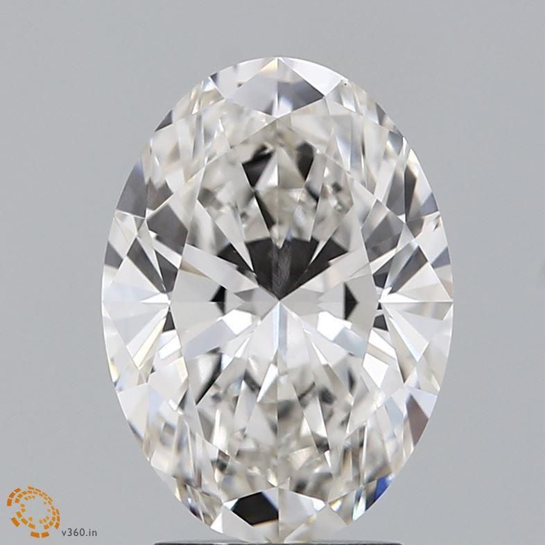 3.03 ct. oval Lab Grown Diamond front image