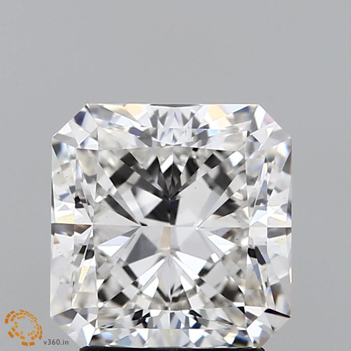2.54 ct lab-grown Square radiant Diamond