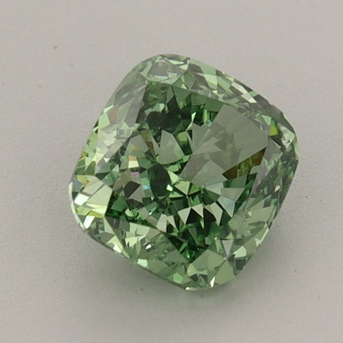 1.12 CT Fancy Vivid Green CUSHION MODIFIED