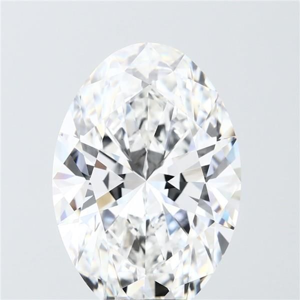 8.09 ct. oval Lab Grown Diamond front image