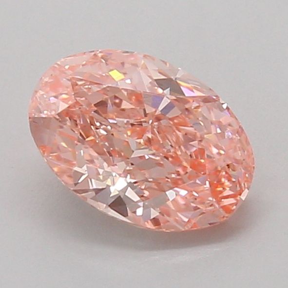 1.39 CT Fancy Vivid Pink OVAL