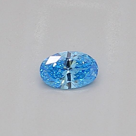 0.19 CT Fancy Vivid Blue OVAL
