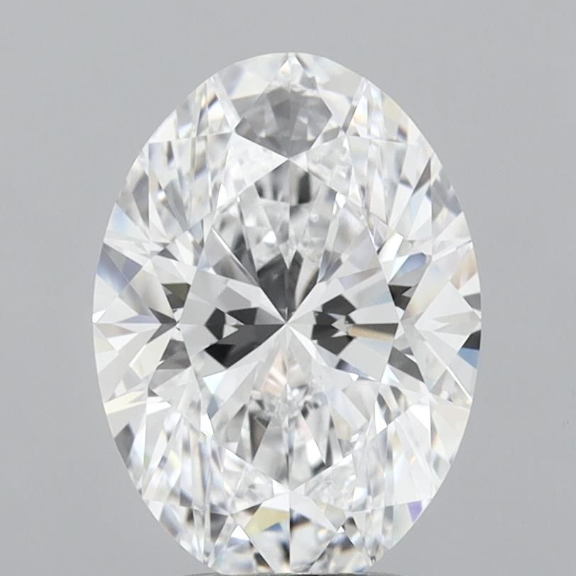 2.82 ct. oval Lab Grown Diamond front image