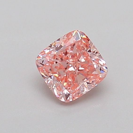 0.46 CT Fancy Vivid Pink CUSHION MODIFIED