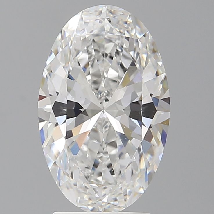 3.10 ct. oval Lab Grown Diamond front image