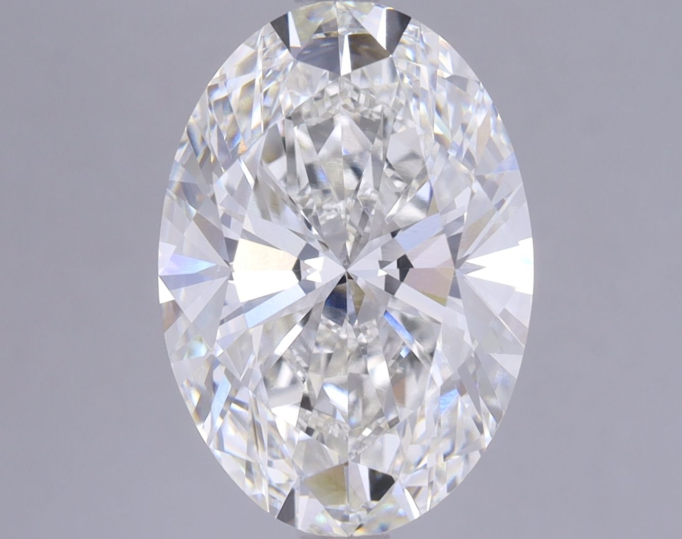 5.01 ct. oval Lab Grown Diamond front image