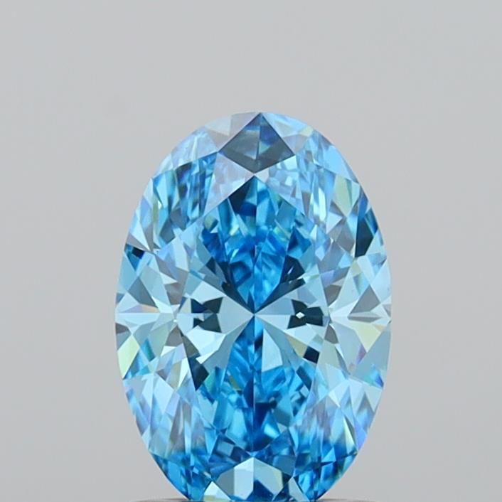 1.08 CT Fancy Vivid Blue OVAL
