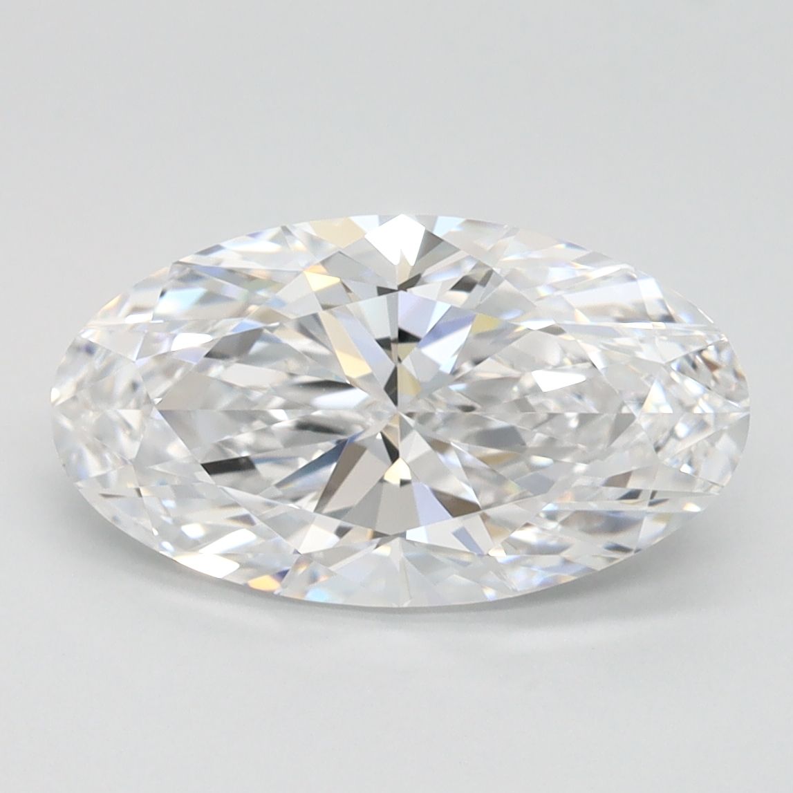 2.10 ct. oval Lab Grown Diamond front image