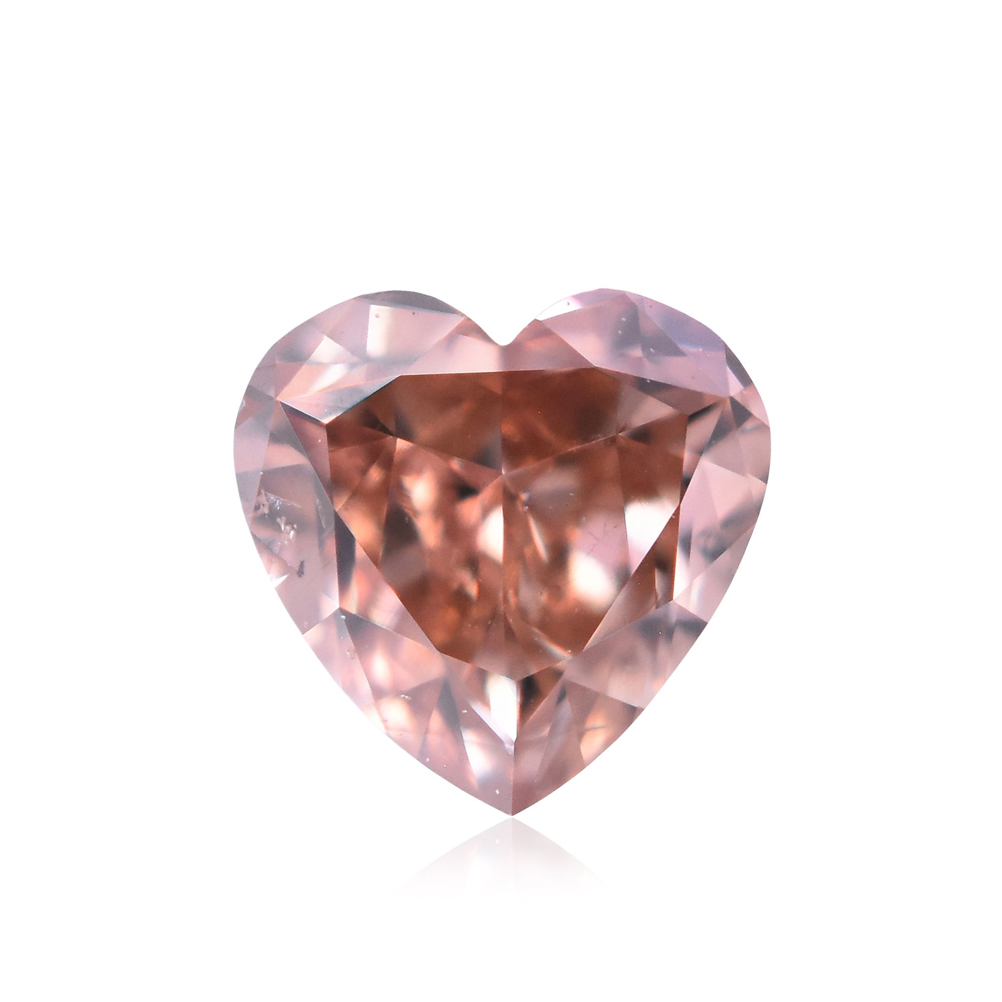 Diament 0.22 ct Fancy Deep Brownish Orangey Pink/SI1