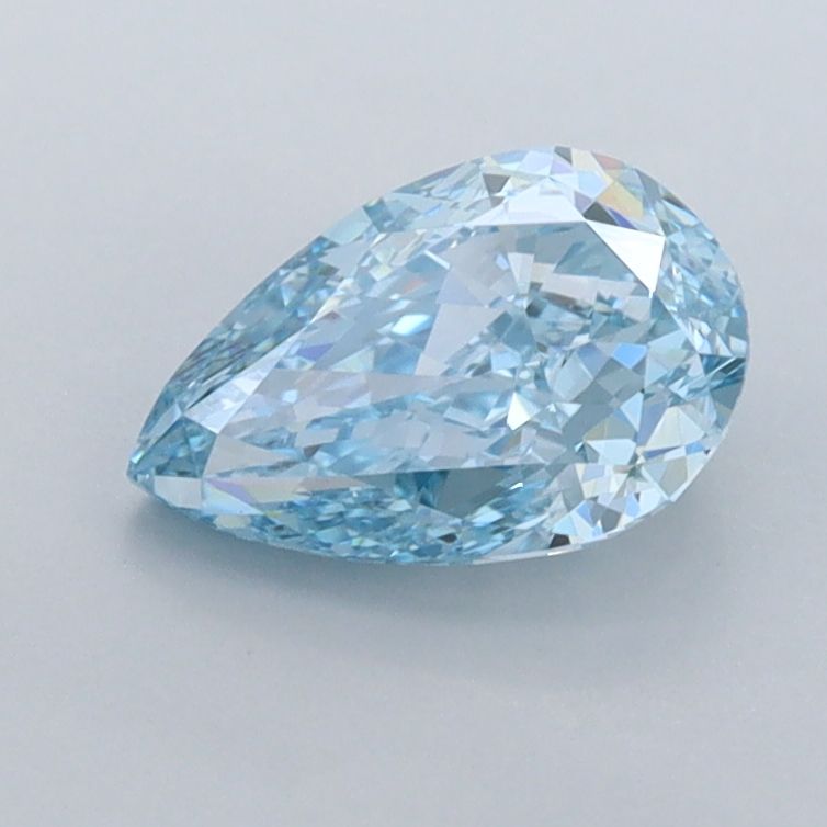 1.13 CT Fancy Vivid Blue PEAR