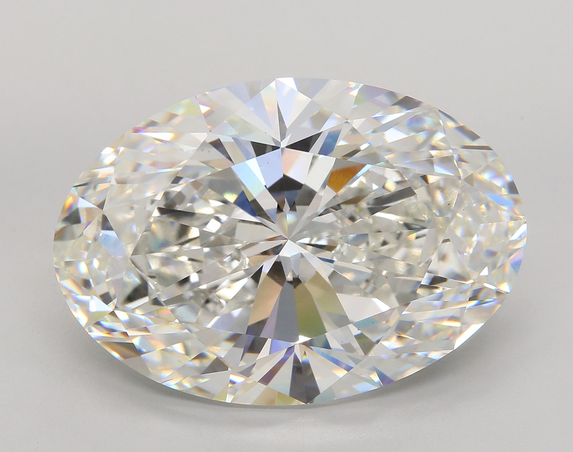 35.70 ct. oval Lab Grown Diamond front image