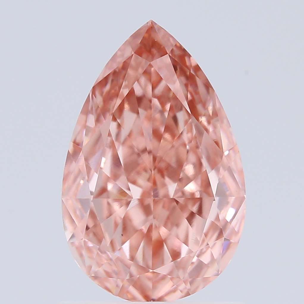 1.08 CT Fancy Vivid Pink PEAR