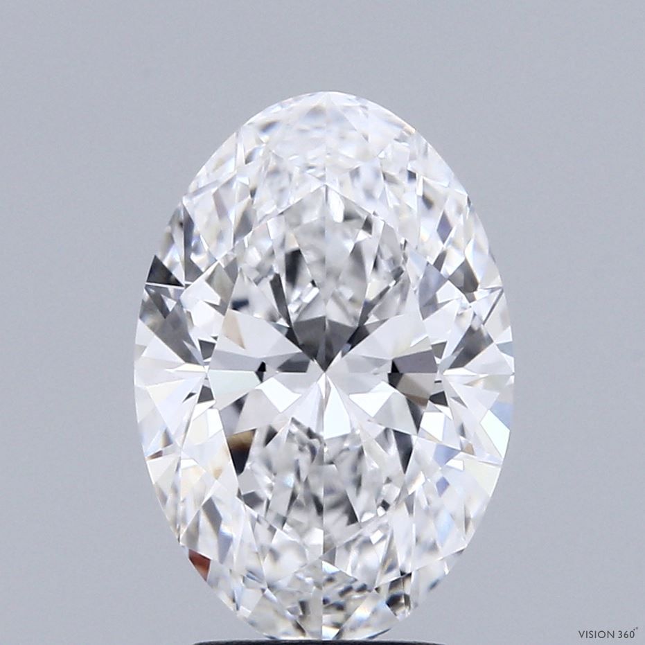 3.08 ct. oval Lab Grown Diamond front image