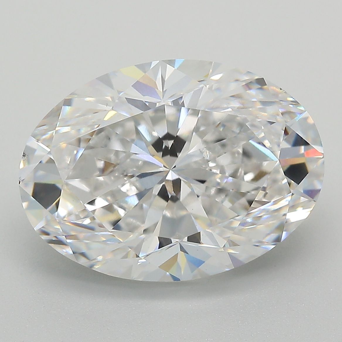 6.83 ct. oval Lab Grown Diamond front image