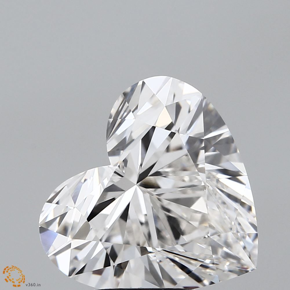 5.07 ct. heart Lab Grown Diamond front image