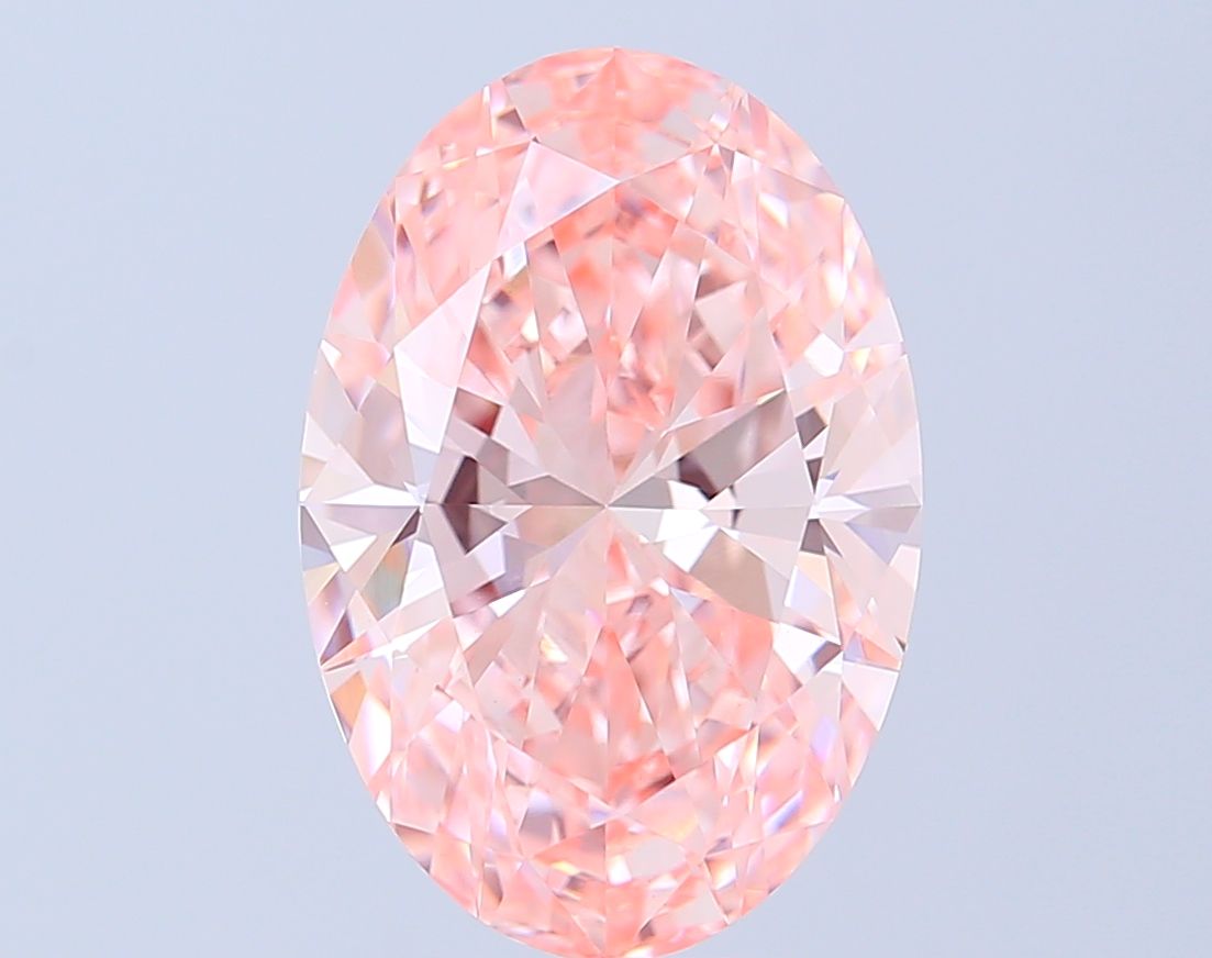 6.01 ct. oval Lab Grown Diamond front image