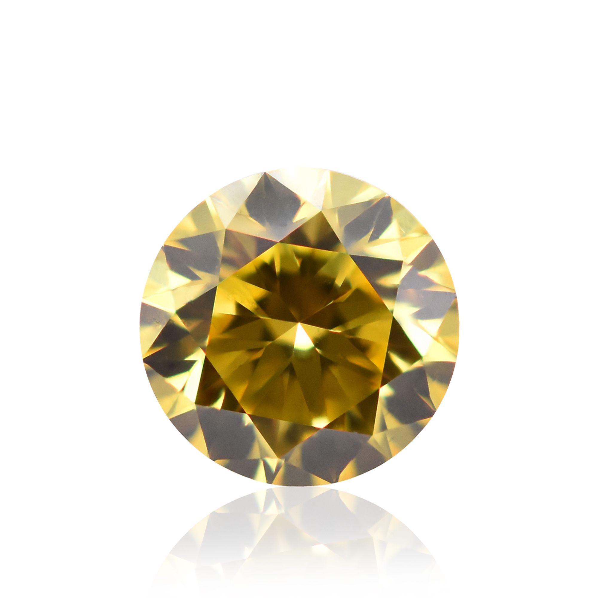 Diament 0.37 ct Fancy Vivid Yellow/SI1