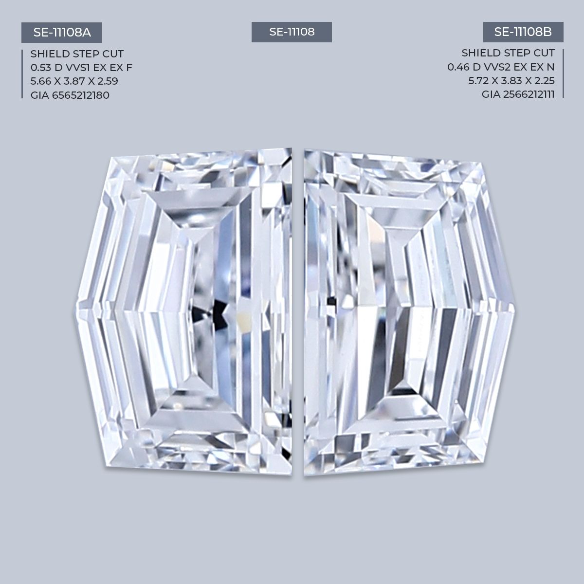 0.46 ct Shield Diamond