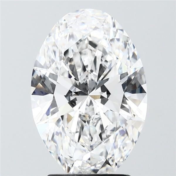 3.08 ct. oval Lab Grown Diamond front image