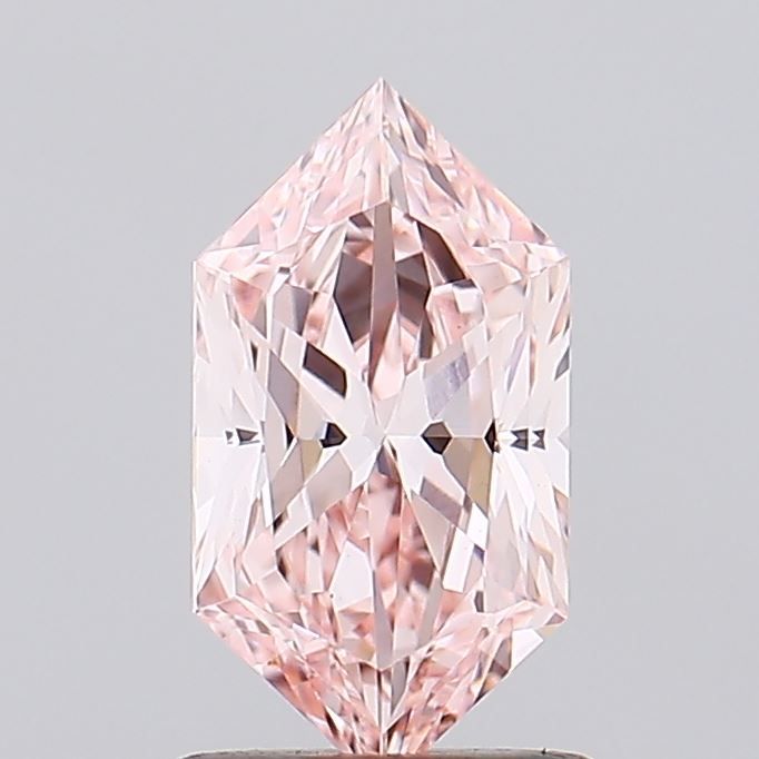 1.06 CT Fancy Intense Pink HEXAGONAL