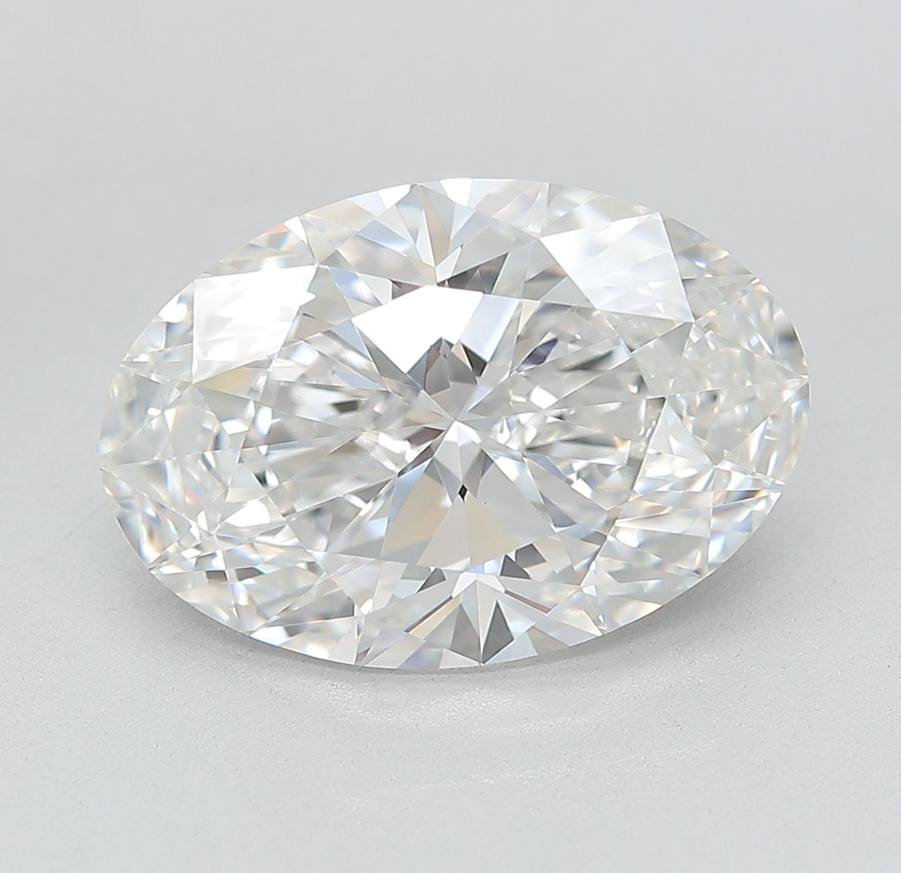 5.55 ct. oval Lab Grown Diamond front image