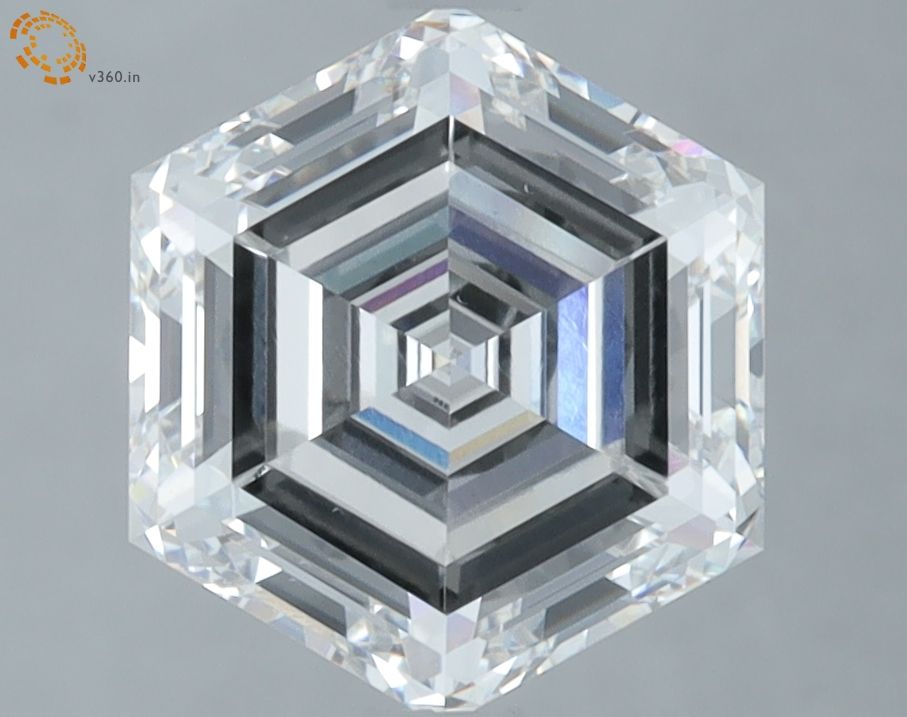 3.25 ct lab-grown Hexagonal Diamond