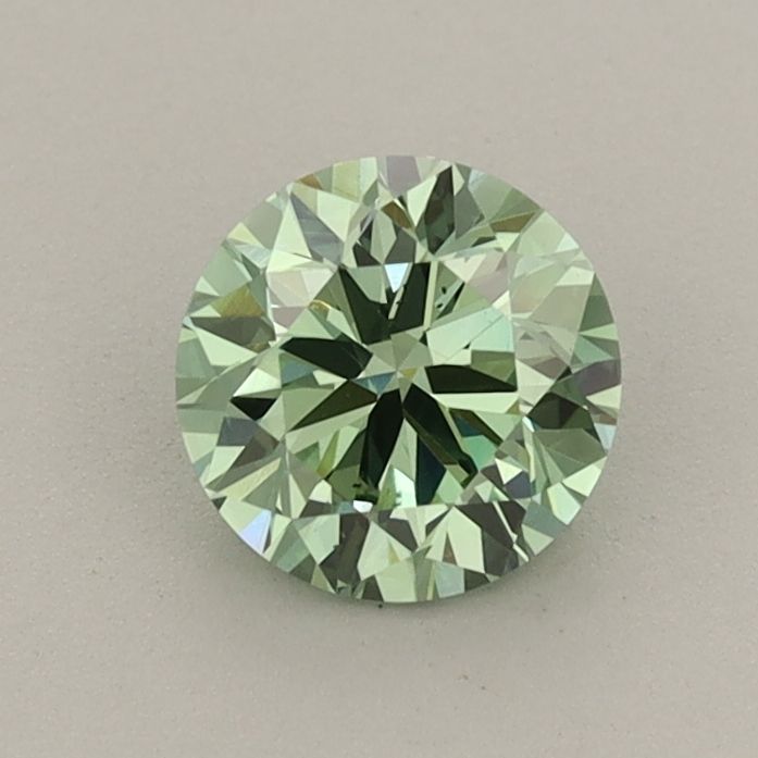 0.73 CT Fancy Vivid Green ROUND
