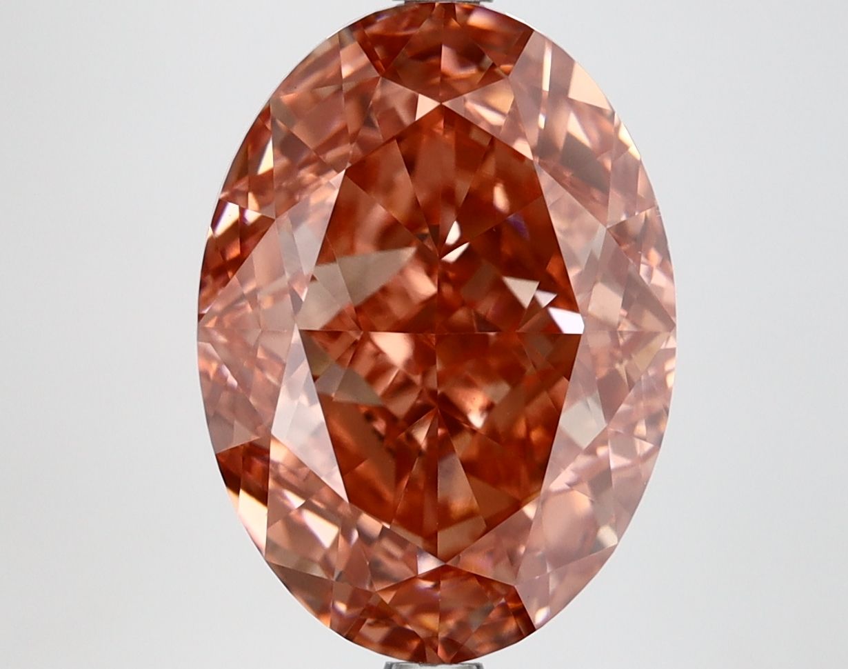 6.52 ct. oval Lab Grown Diamond front image