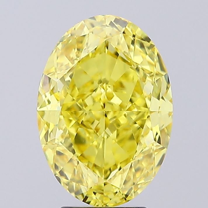 6.07 ct. oval Lab Grown Diamond front image