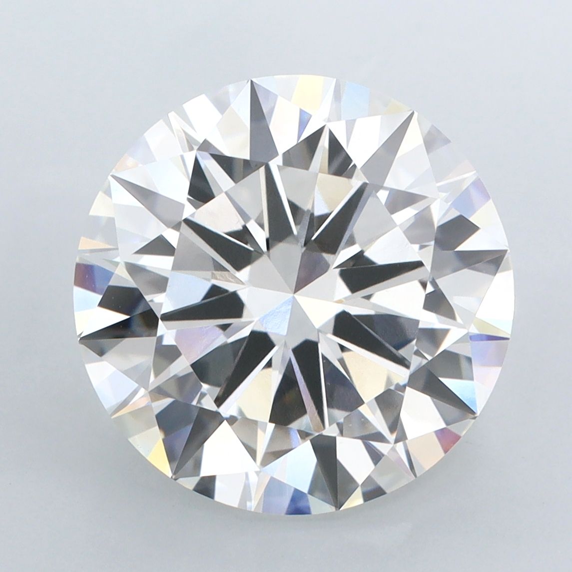 6.01 ct. round Lab Grown Diamond front image